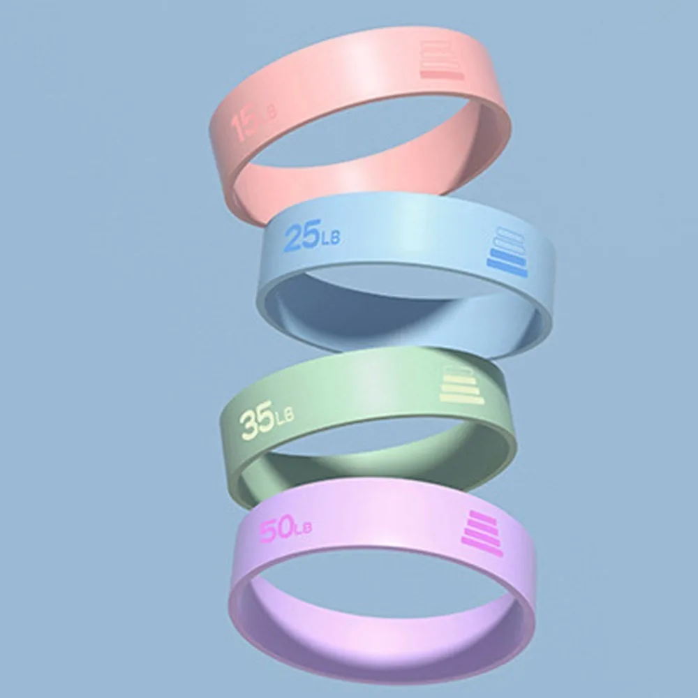 

15LB 25LB 35LB Yoga Elastic Ring Stretch Strap Different Level Yoga Band Elastic Stretch Fitness Bands Buttocks Expansion