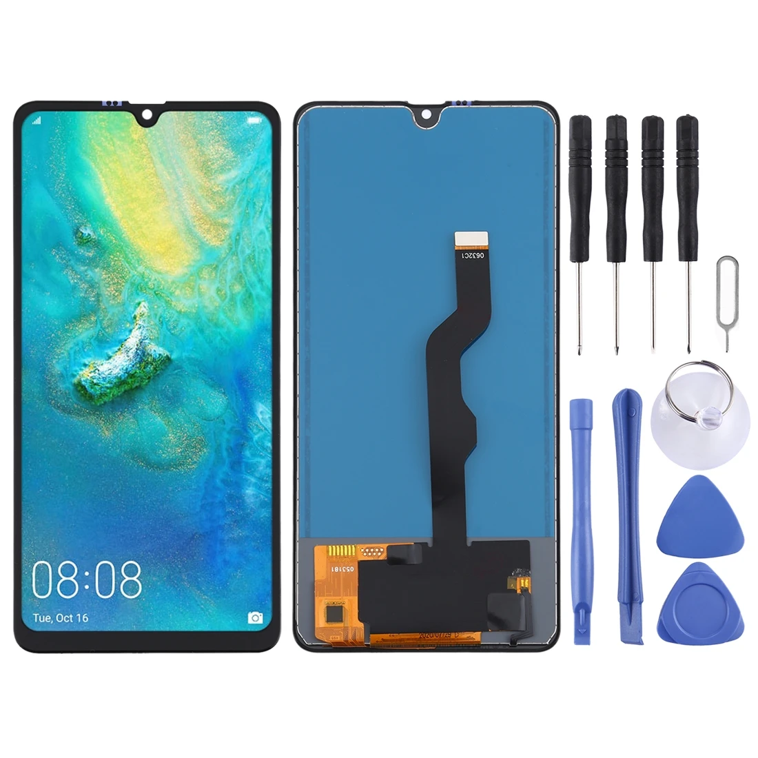 TFT LCD Screen for Huawei Mate 20 X with Digitizer Full Assembly,Not Supporting Fingerprint Identification