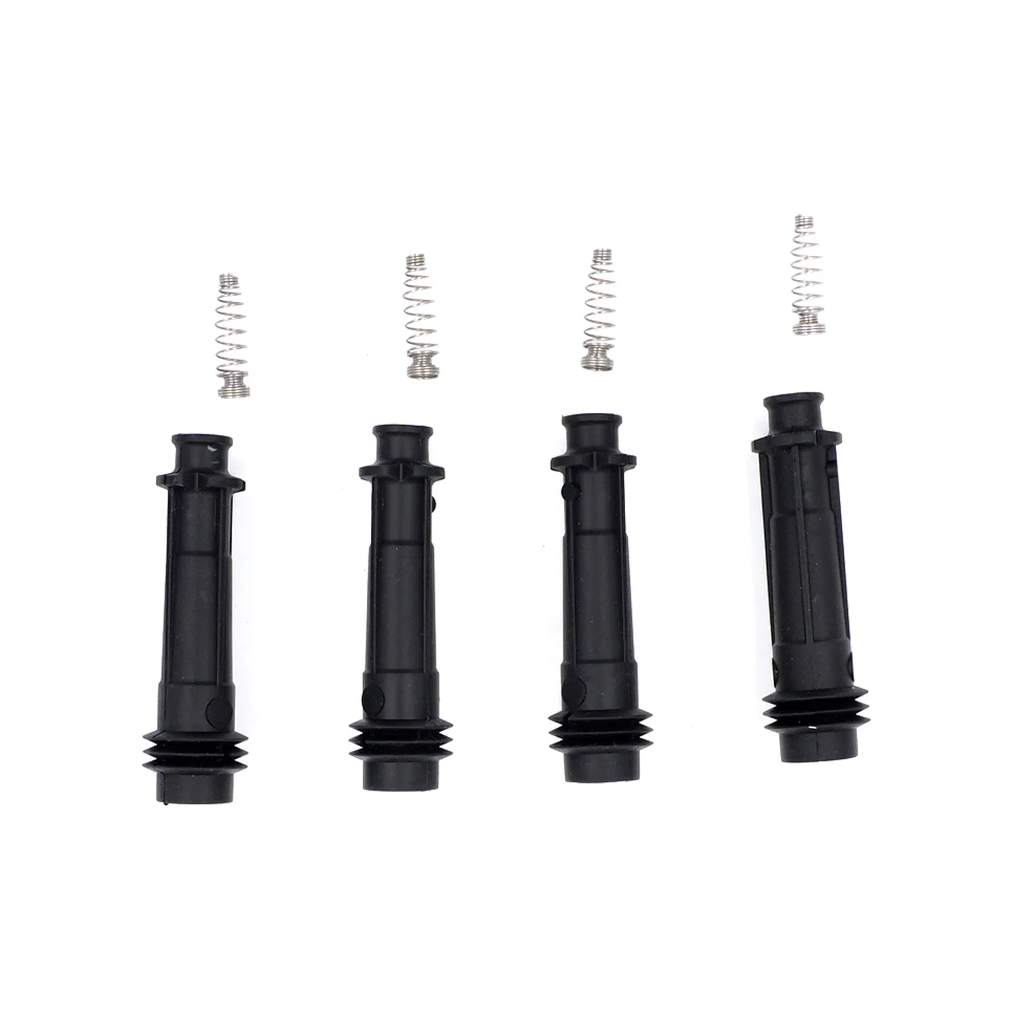 4 pcs Ignition Coil 90424480 9198834 0221503468 Rubber Boot With Spring For Opel Omega B engine 2.2 Astra G,H - Zafira A,B 2.0