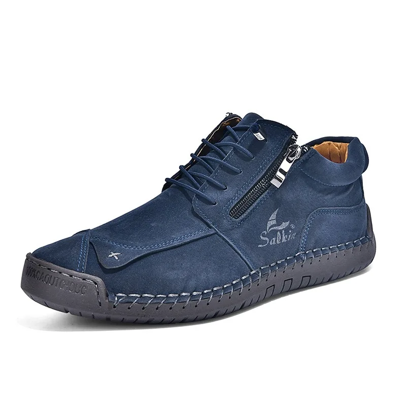 Herren-Freizeitschuhe, hohe Sneakers, Herren-Outdoor-Stiefeletten, atmungsaktiv, bequem, weiche Sohle, luxuriöse, modische Herrenschuhe – Detail 16