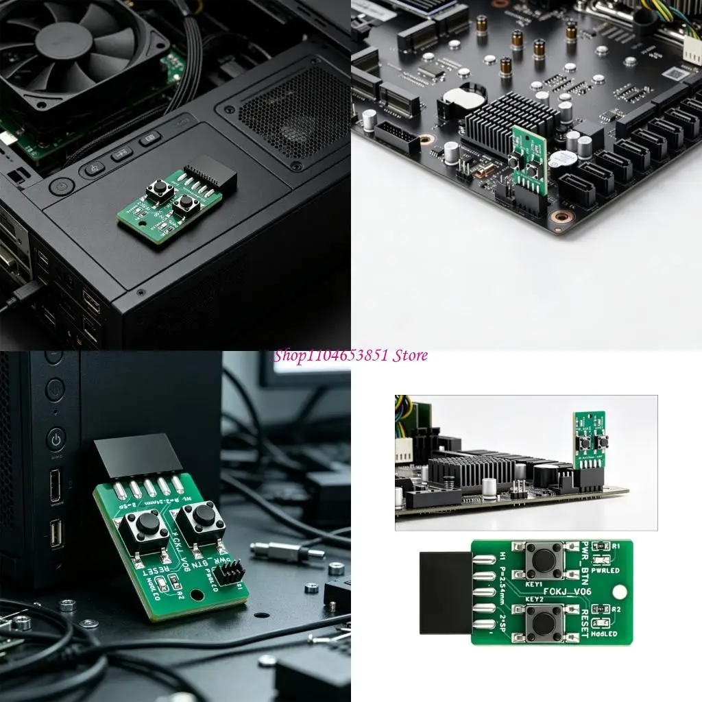 Header Power Control Module for External Front Panel Power Access