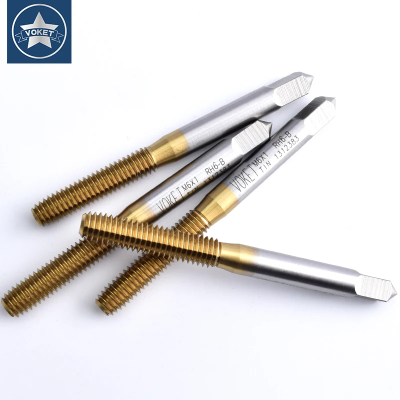 

HSSE-M42 JIS Standard With Tin Forming Tap M0.5 M0.6 M0.7 M0.8 M0.9 M1 M1.1 M1.2 M1.4 M1.5 M1.6 M1.7 M1.8 Machine Thread Taps