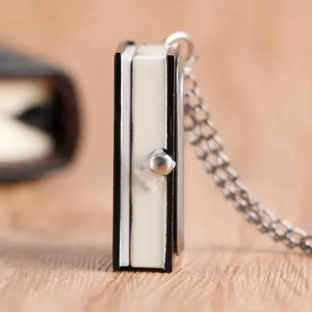 Japanese Anime Antique Necklace Chain Clock Pendant Death Note Book Quartz Pocket Watch for Men Women image 4