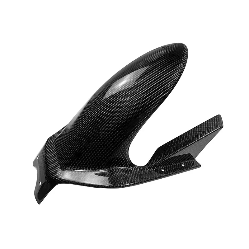 Hot selling 3K Twill Glossy Lightweight Carbon Look Durable Splash Guard Rear Mudguard