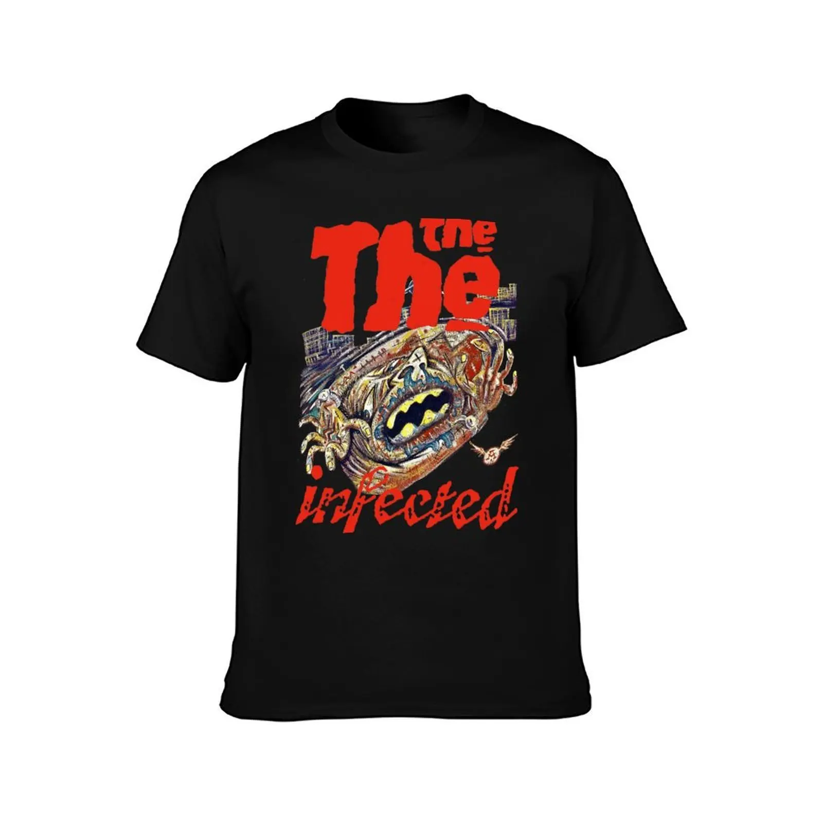 The The - Infected- album 80's Retro punk new wave band original art design T-Shirt, Summer Casual Cotton Tee, Unisex Men Women
