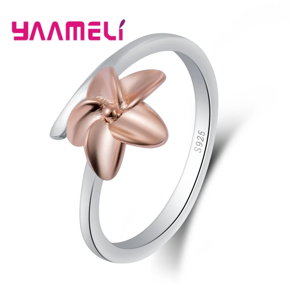 

Fashion Wedding Jewelry 925 Sterling Silver Needle Flower Design Party Rings Hot Bands Female Jewelry Accessories New Arrival!