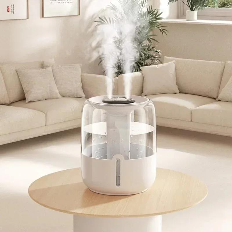 USB Double Spray Home Dormitory Office Bedroom Desktop With Small Night Light New 4L Large Capacity Humidifier