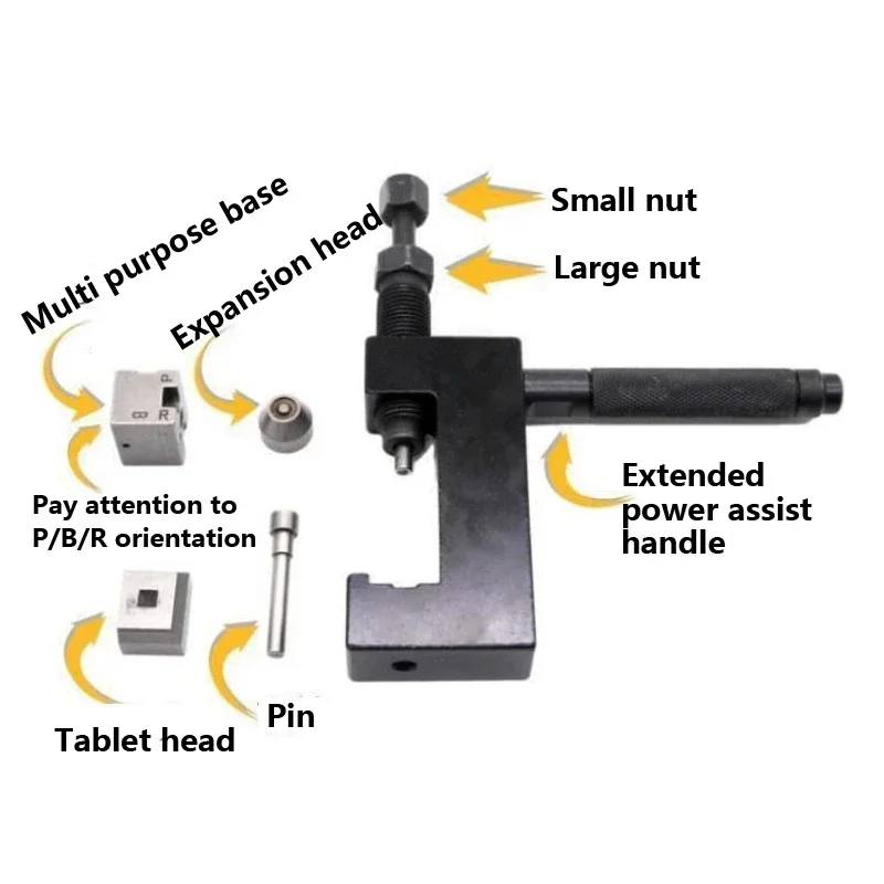 PBR Chain Breaker Repair Tool Set #08-0470 Motorcycle Chain Splitter Breaker Riveting Tool For 520 525 530 ATV