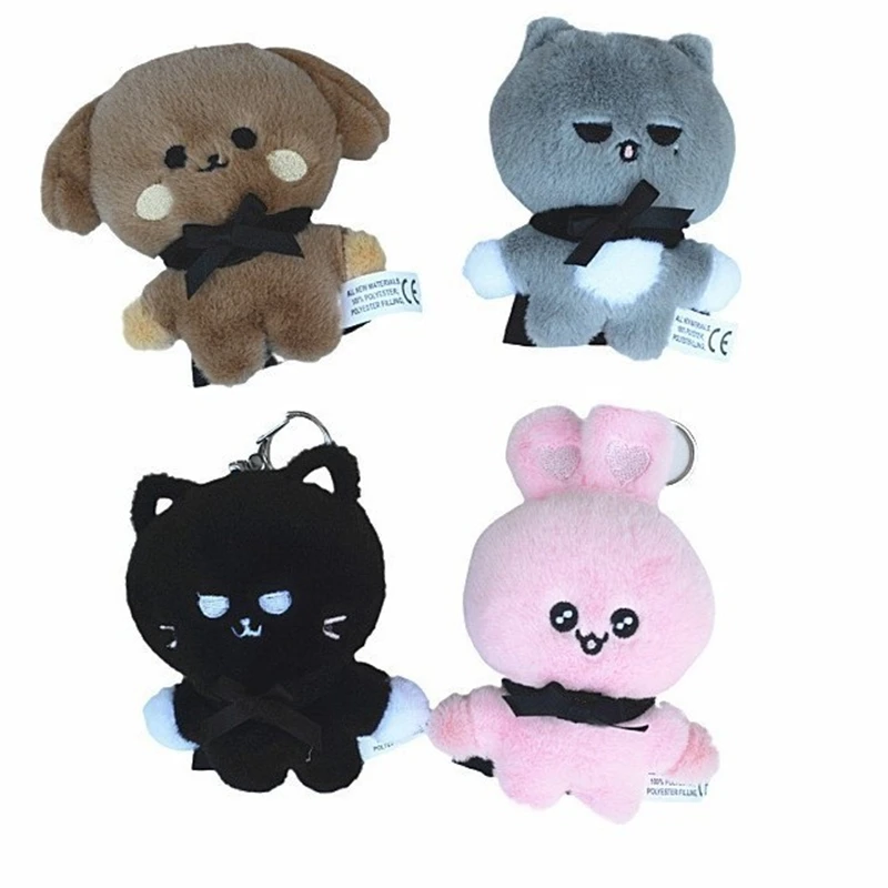 

Плюшевый брелок-кукла Ji-U Dami: милый мультяшный кулон для девочек и подростков, подвеска для сумки, рюкзака, ключница, подарок на день рождения