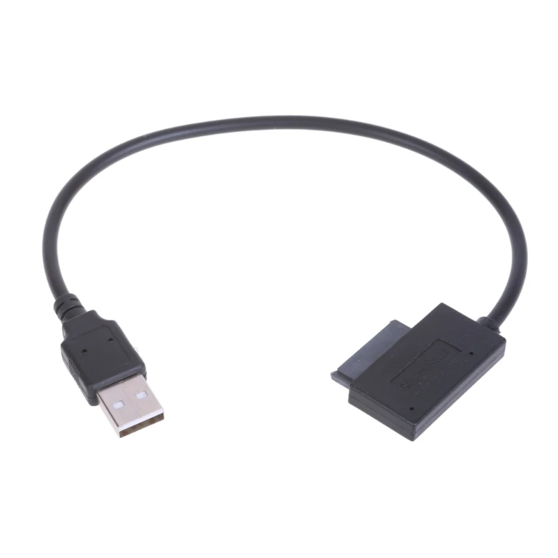 USB Adapters 6P+7P DVD Rom SATA to USB2.0 Converters Drive Cable for Laptops Notebook Connect 6P+7P Drive to USB