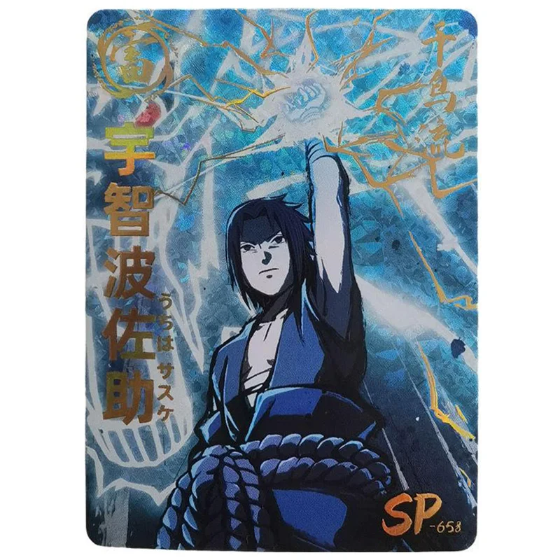 Anime NARUTO Rare SP SSP Refraction Foil Senju Hashirama Uchiha Madara Itachi Toys for boys Collectible Cards Birthday Present