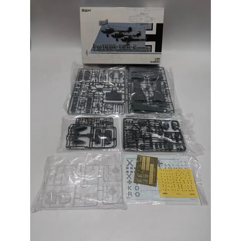 

Набор пластиковых моделей Great Wall Hobby S4820 1/48 Fw189A-1&A-2 W/Nacht Jager Sonderaktion Schneekufen