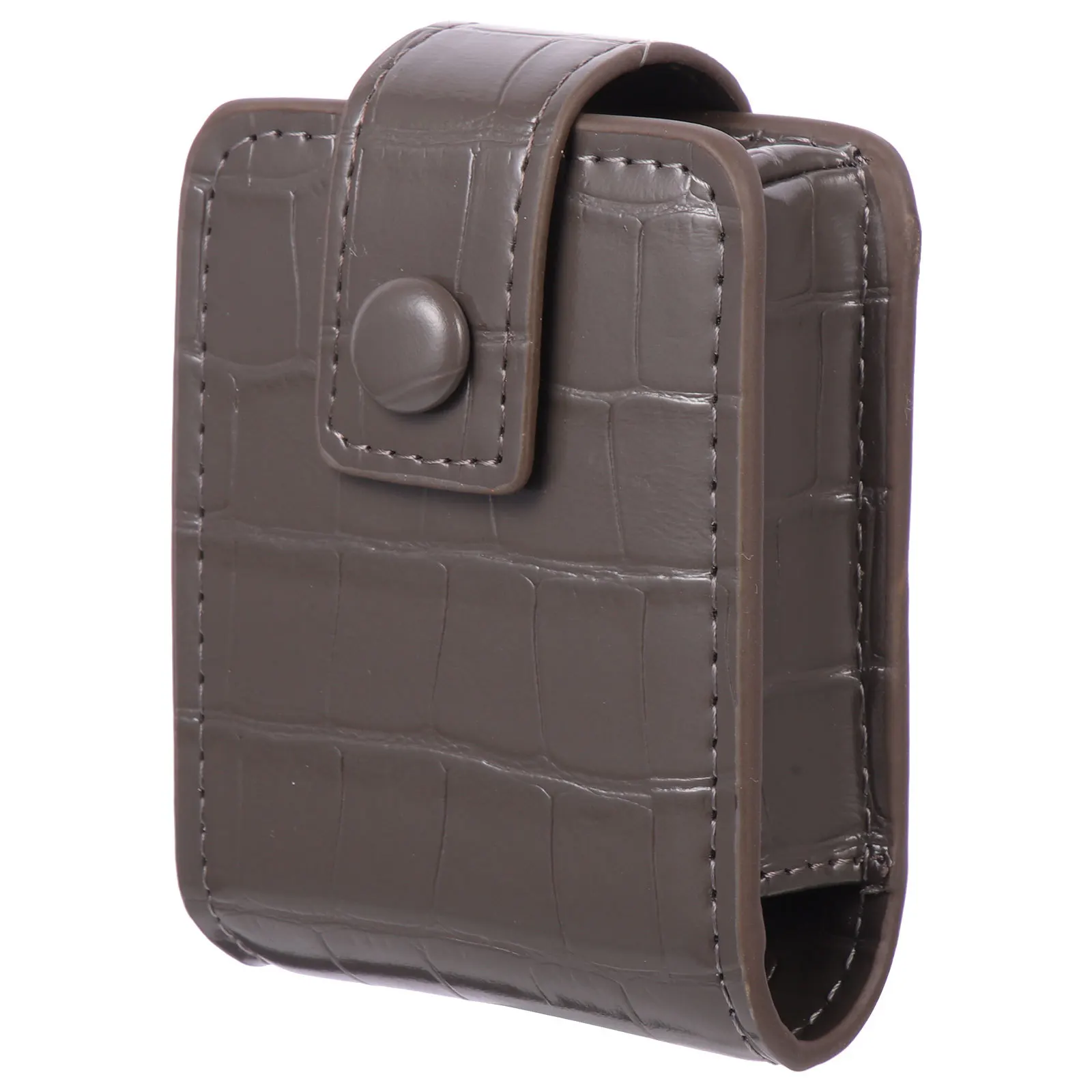 ที่ใส่ลิปสติกแบบกระเป๋าขนาดเล็กพร้อมกระจกในตัว ดีไซน์ปุ่มปิดที่ใช้งานง่ายสำหรับชุดลำลองและชุดทางการ