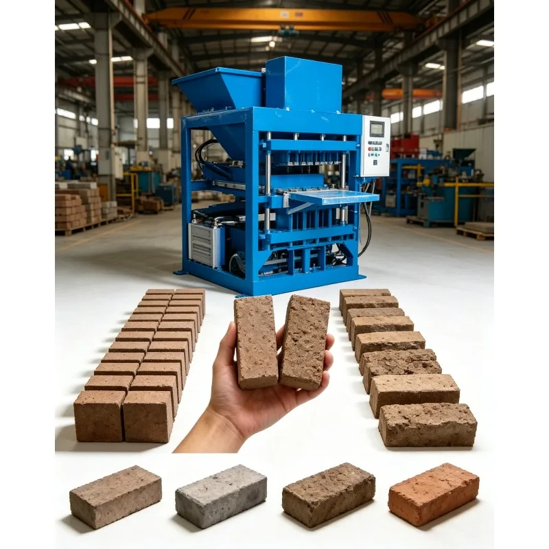 Customized Automatic Hydraulically Concrete Paver Block Cement Brick Making Machine Hollow Sand Paving Laying Moulding Price