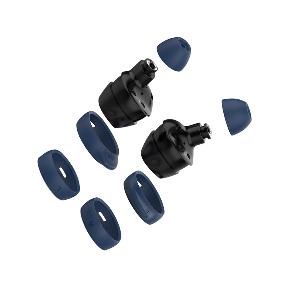 

Headset Ear Accessories Earphone Cover Set Silicone Material Earbud Covers Set Compatible for Galaxy Buds2019 Navy