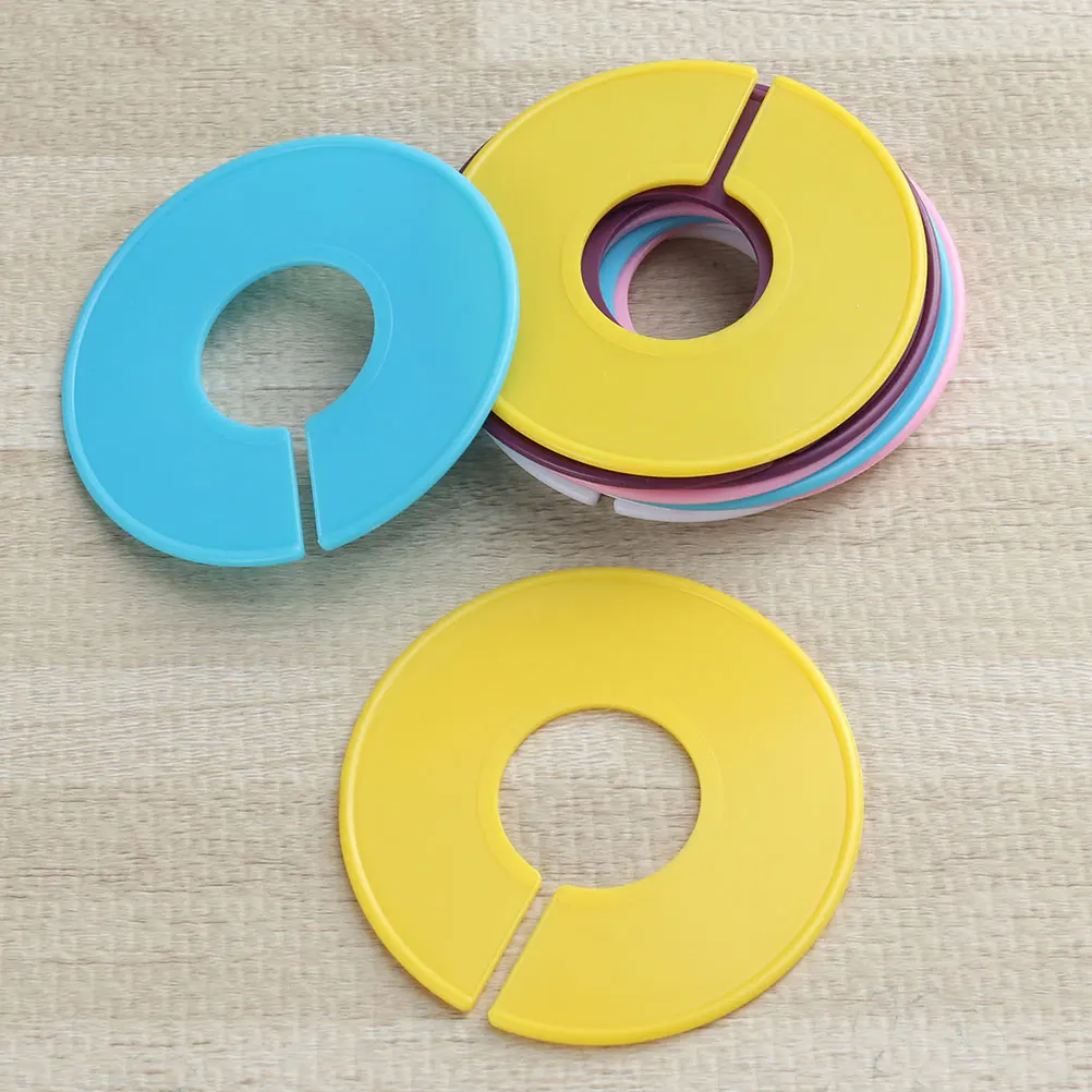 

3 Pcs Clothes Size Dividers Bright Color Closet Rings Sorting Wardrobe Organizers Household Tools