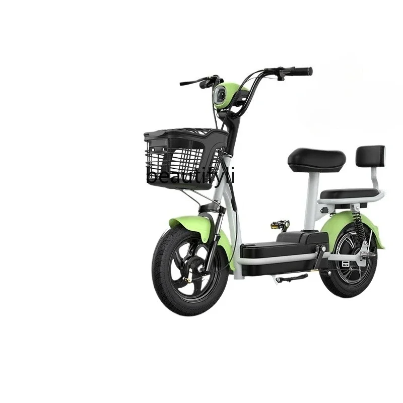 

New electric compact car adult electric bicycle long battery life mini battery car
