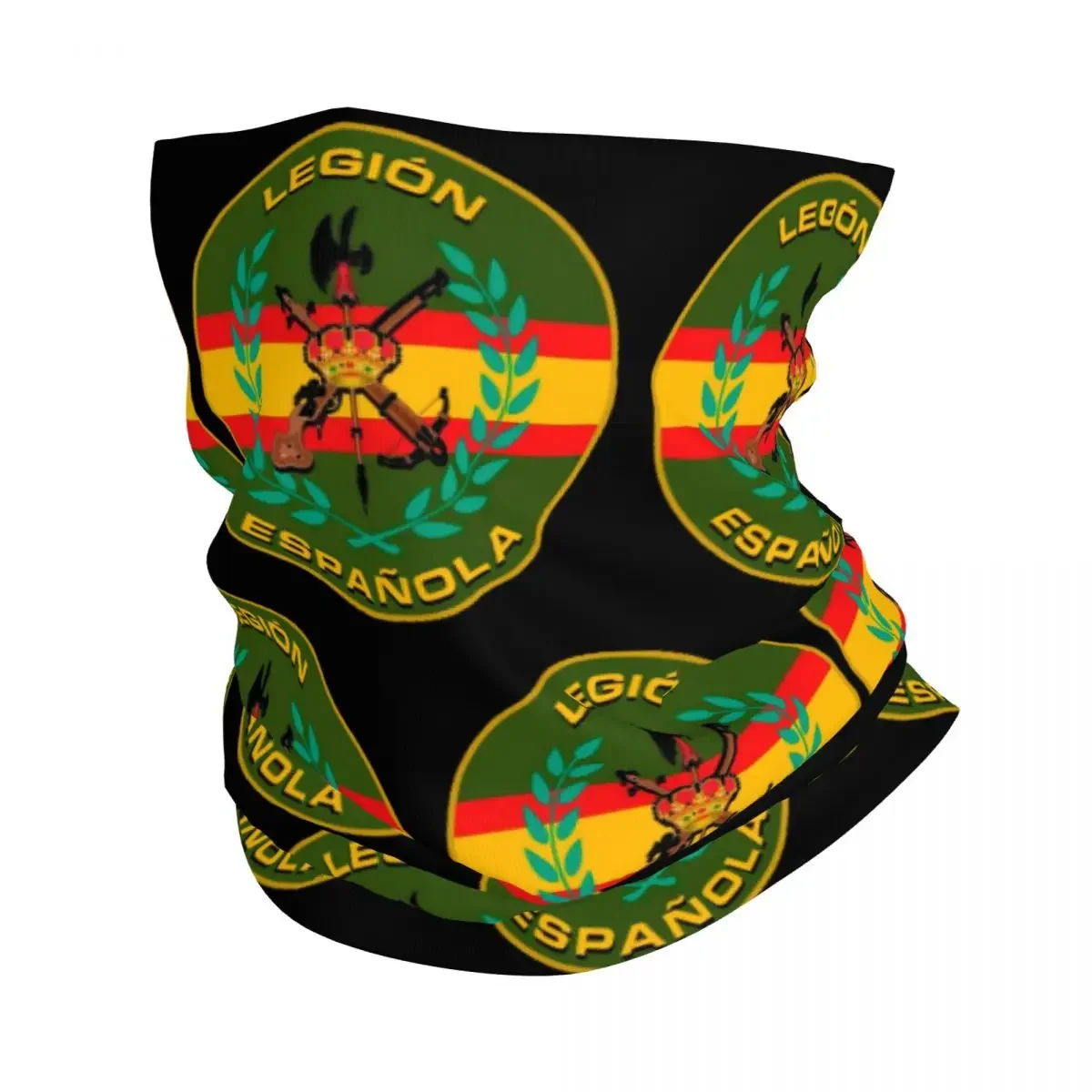 Spanish Legion Neck Gaiter Printed Unisex Face Mask Scarf Warm Headband Hiking Windproof