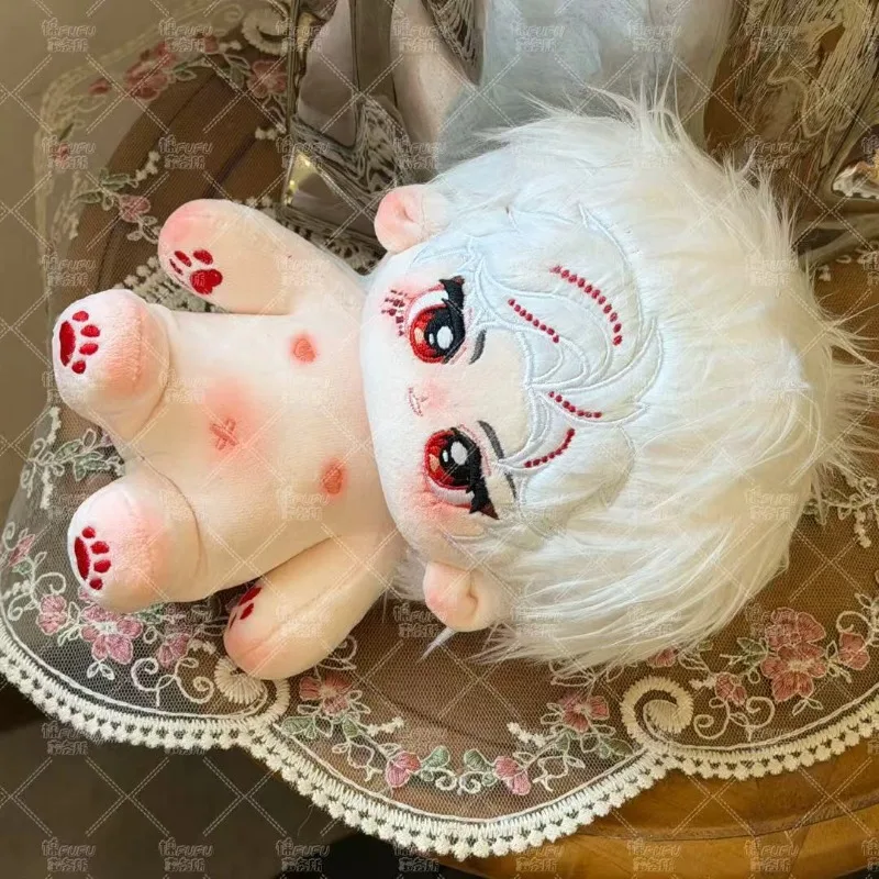 

20cm Anime Game Love and Deepspace Sylus Kawaii Cosplay Soft Cotton Doll With Skeleton Cartoon Idol DIY Dress Up Toy Figure Gift