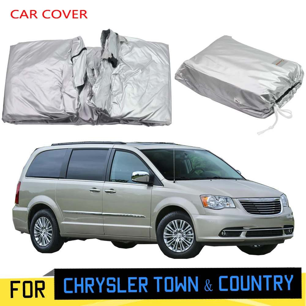 Full Car Cover Sun Rain Snow Scratch Protector Outdoor MPV Cover For Chrysler Town Country