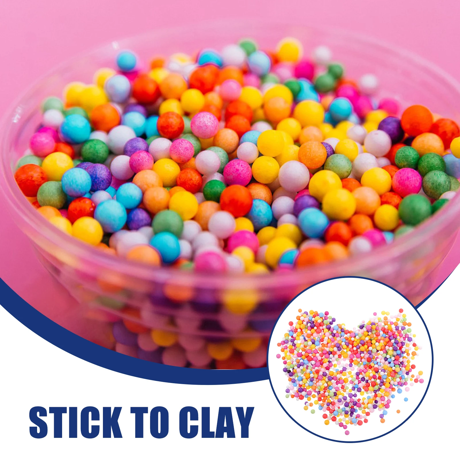 

Foam Particles Pigments 2 Crystal Balloon Clear Solid Color Liquid Lightweight Sturdy Bright Perfect Kids Adult Craft