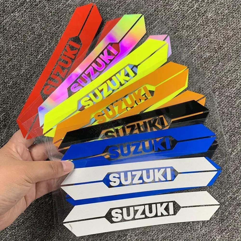 2pc/set For Suzuki Motorcycle Sticker Fuel Body Logo Letter Decal Gsxr 1000 600 750 Gsxs 600 750 1000 Sv 650 600 Gsf Reflective