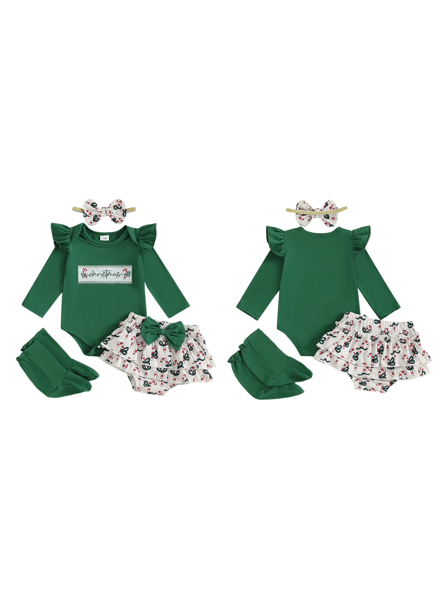 

Toddler Boy Christmas Outfit Plaid Shirt Suspender Pants Bowtie Hat Socks 5 Piece Set Holiday Party Costume