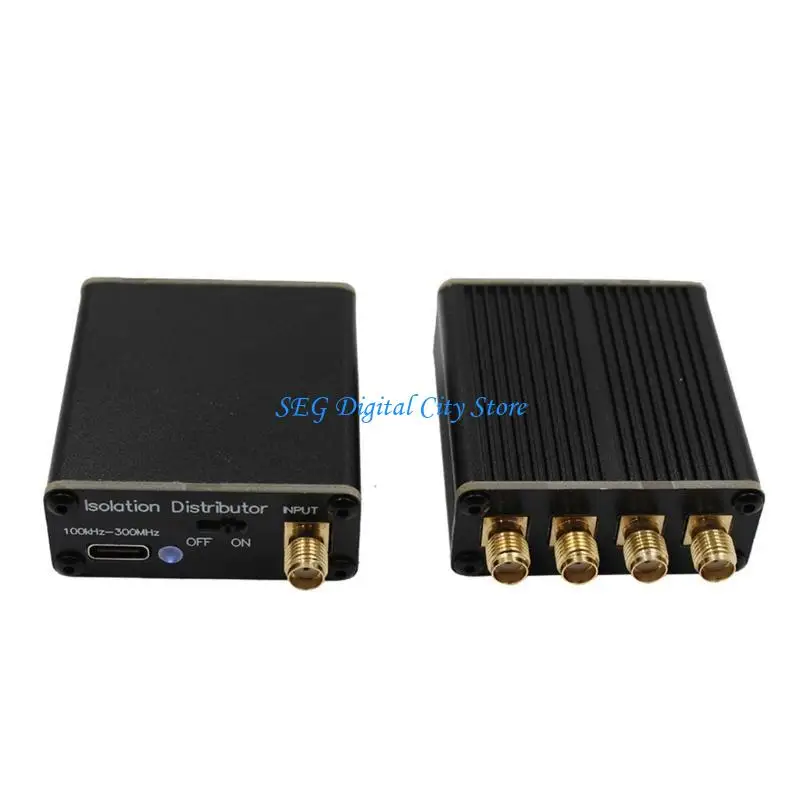 U75B 1 Input 4 Output Splitter Box for RF Radio Antenna GPSDO Splitter