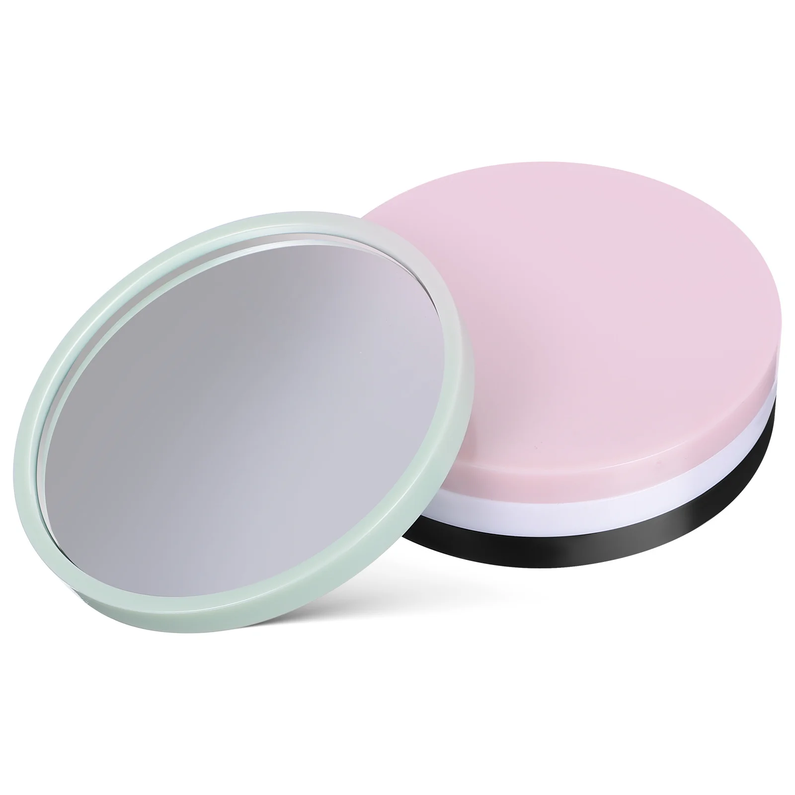 4 stuks kleine ronde draagbare compacte spiegels mini make-up zakspiegel reisspiegel kleine spiegels voor klaslokaal kinderen