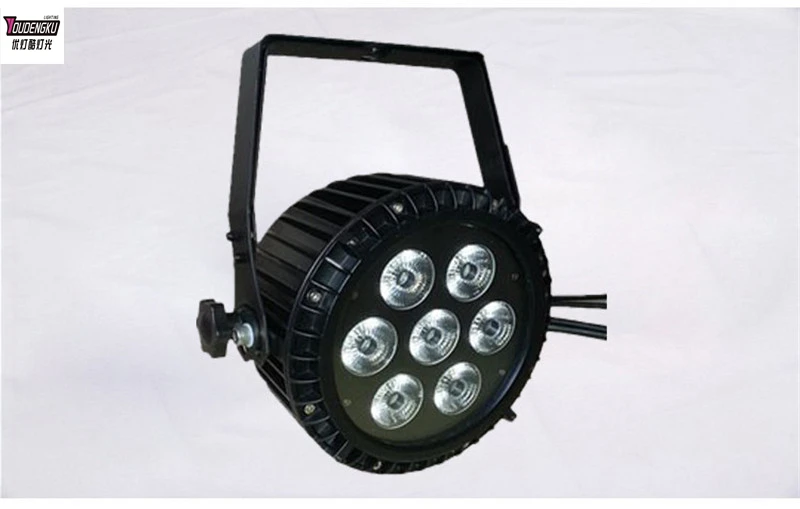 8 pieces outdoor led flat par decor lights for weddings stage party rgbwa waterproof IP65 slim par led light