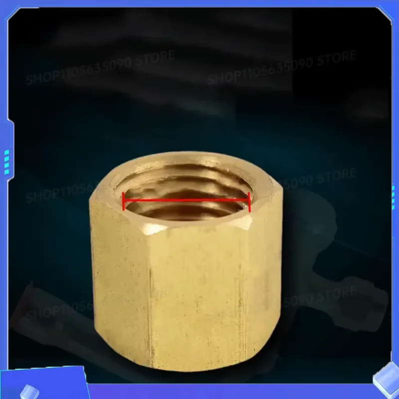 Copper Screw Cap for Air Conditioner External Unit Valve Cap Shut-off Valve Cap 9.8 11 15 17 21 24.5mm Threaded Plug