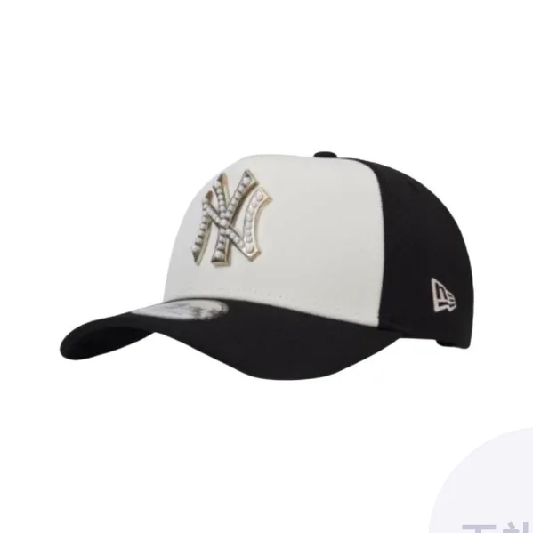 New Era New Era X MLB Polyester Baseball Caps Unisex Black/White 14952137