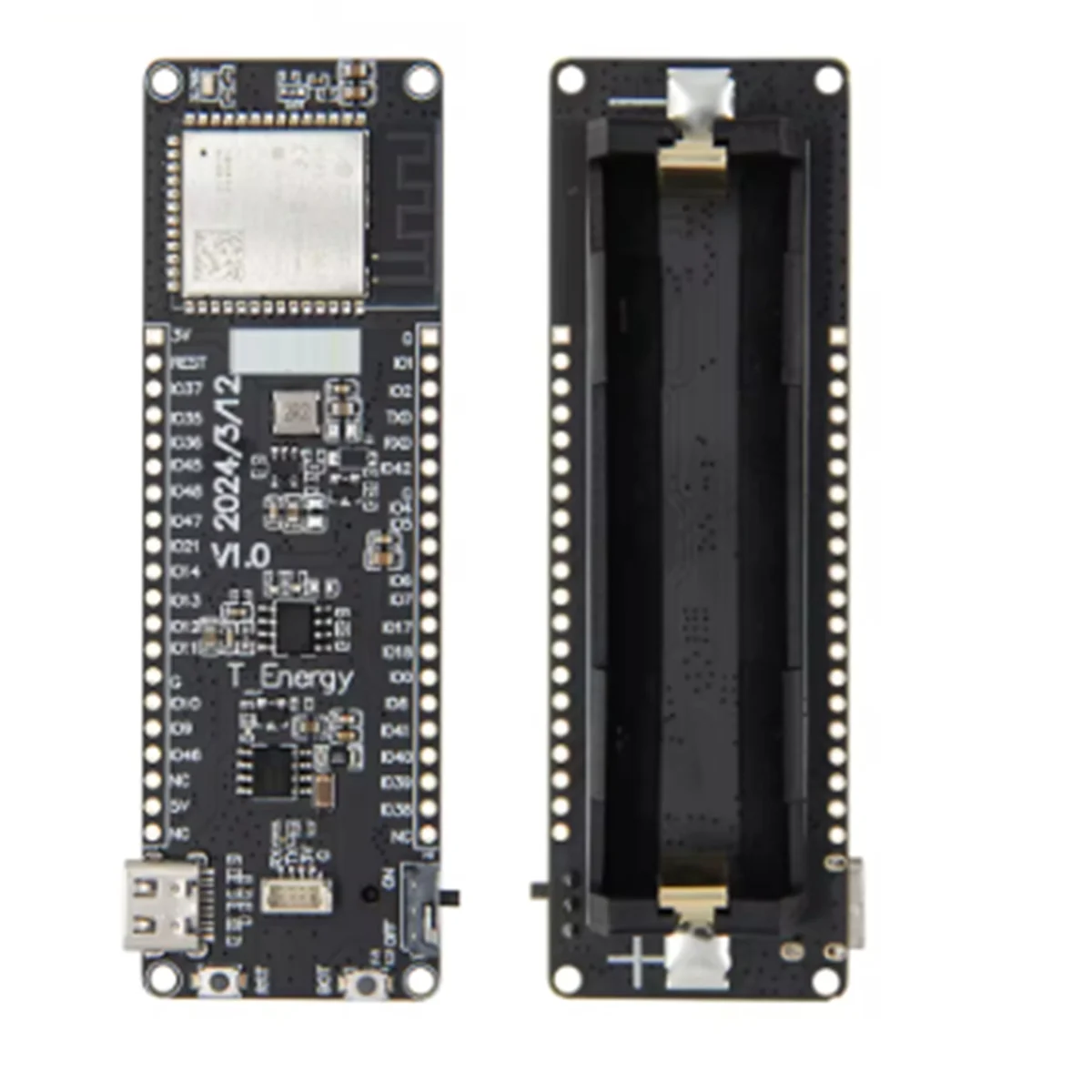 

POP-lT-Energy-S3 ESP32-S3 Макетная плата 16 МБ Flash WIFI Bluetooth Беспроводной модуль с зарядным чипом 18650 Батарея