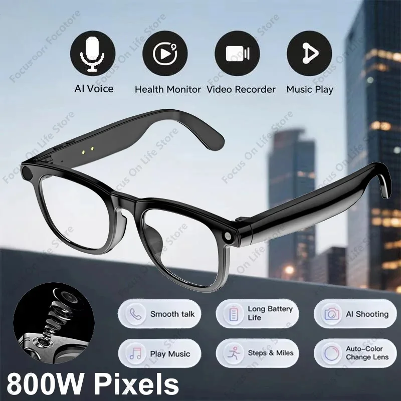 Xiaomi AI Smart Glasses 800W HD Camera Black Technology Image Translation Chat GPT Video Call Photo Waterproof For Men Women