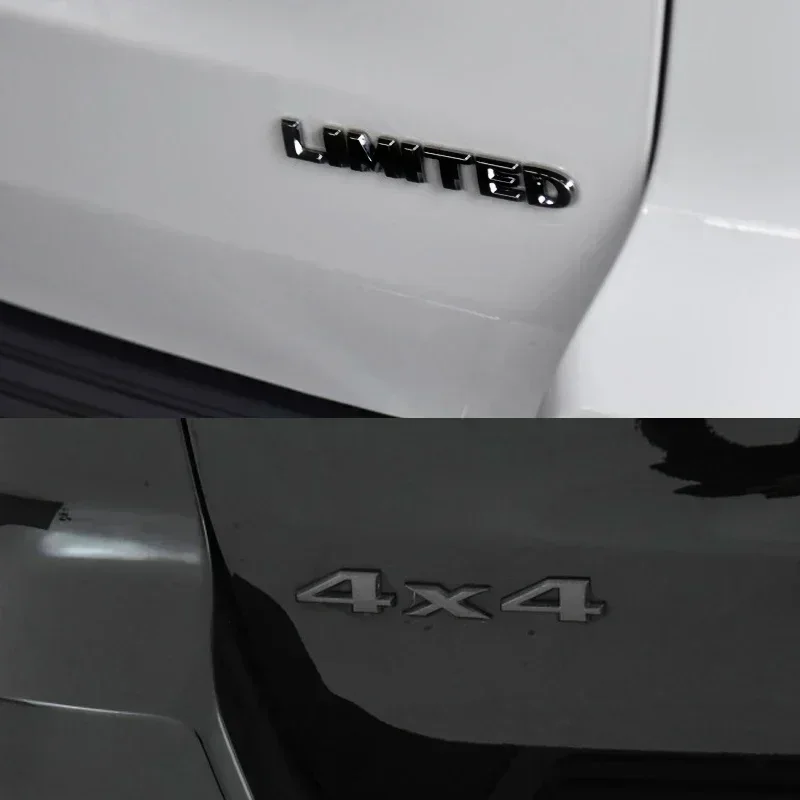 3D Metal Car Trunk Badge Stickers For Jeep 4X4 Limited Letters Emblem Logo Grand Cherokee Compass Renegade Accessories view 5