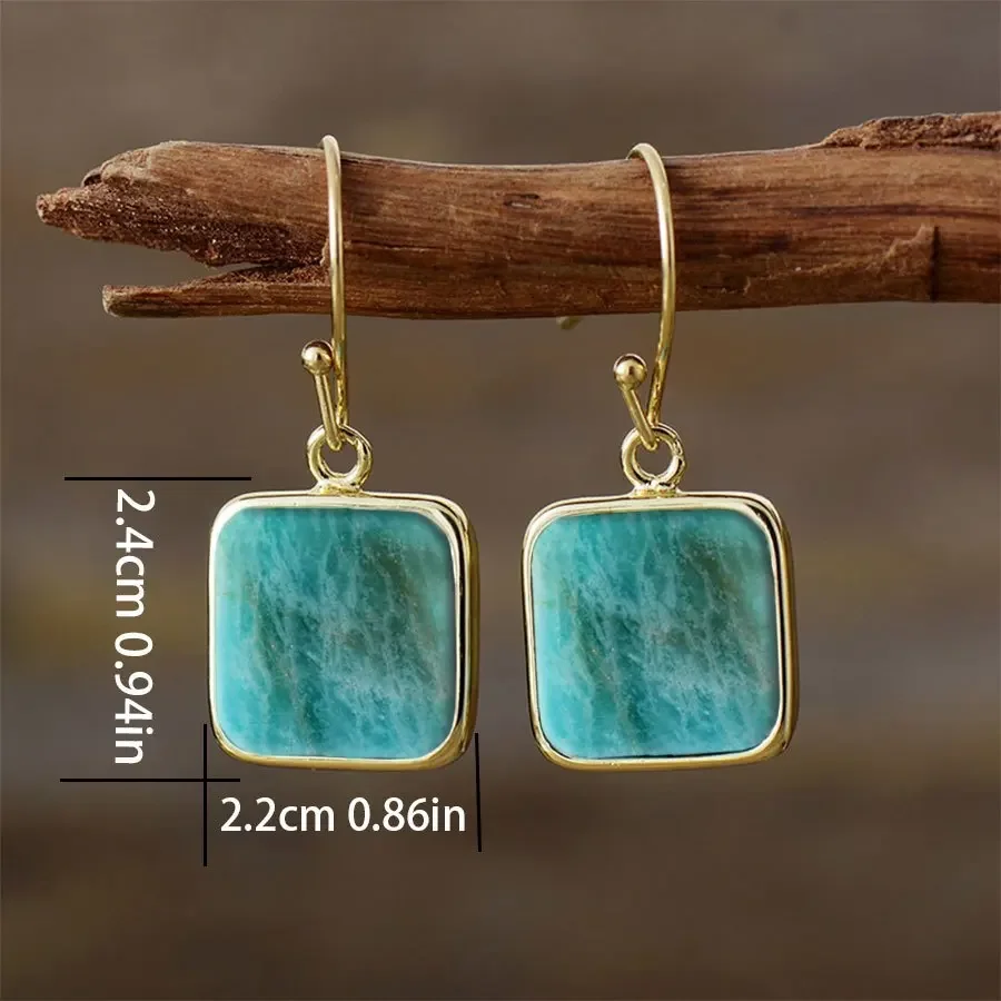 Fashion Bohemian Earring Imitation Turquoise Earring Earrings for Women Vintage Earrings Jewelry Perfect Gift To Lover Friend