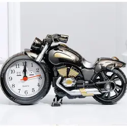 Modern Simplicity Motorcycle Alarm Clock Multipurpose Motorcycle Ornament Creative Arabic Numeral Clock