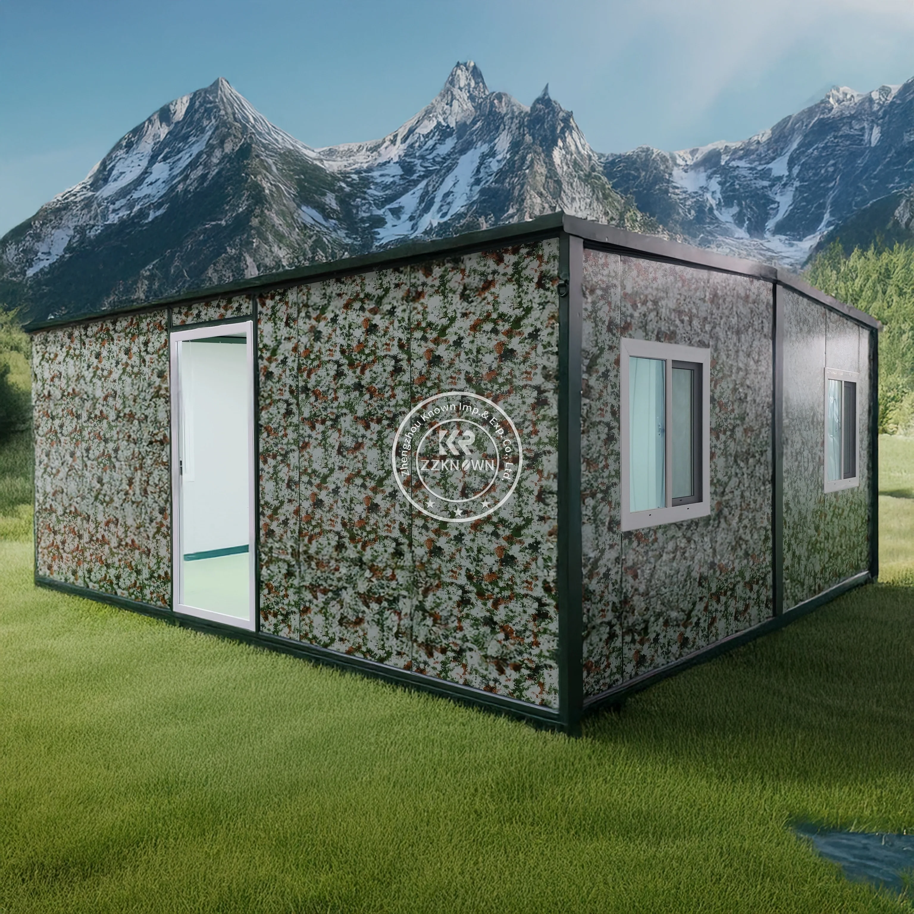 2025 Самый продаваемый прочный сборный дом длиной 20 футов. Современный складной контейнерный дом для жилых помещений для развития эко-реторт.