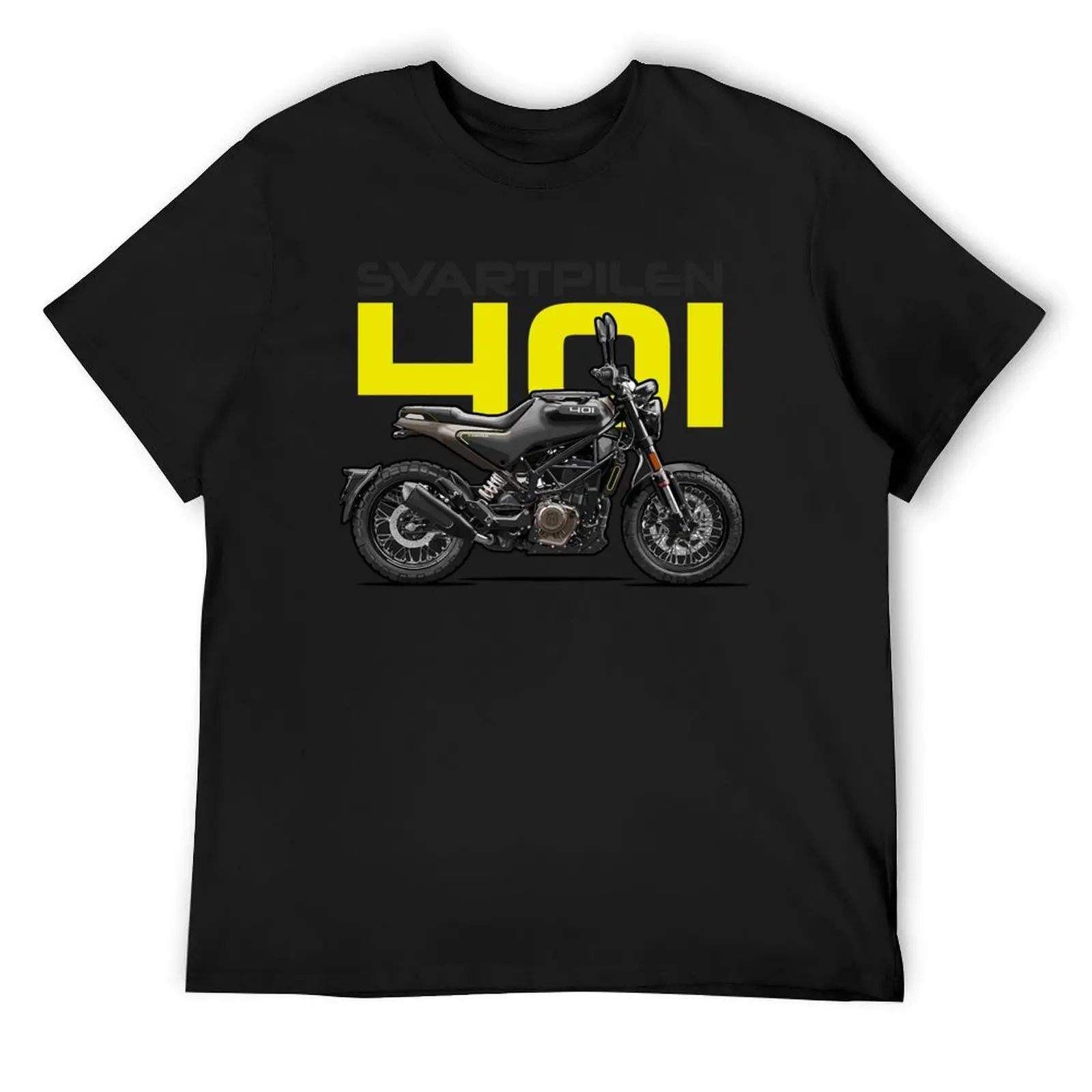 Svartpilen 401 T-Shirt heavyweights anime clothes baggy shirts T-shirt men