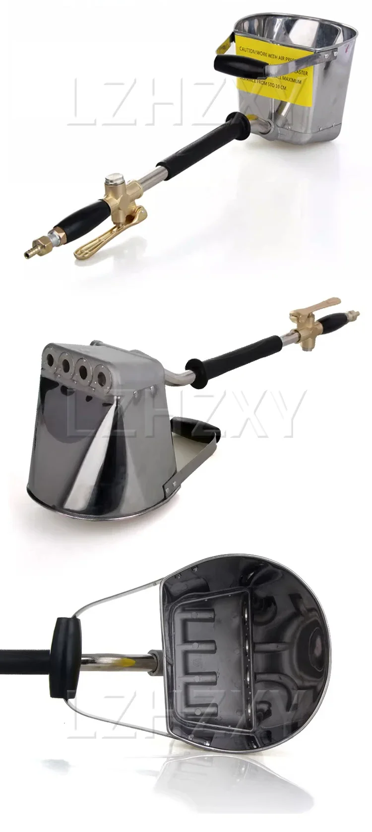 Mortar Spray Gun Wall Cement Spray Gun Plaster of Paris Hopper Spra y Gun Textur