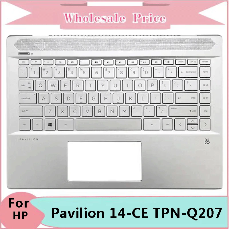 

New Original For HP Pavilion 14-CE TPN-Q207 Laptop Palmrest Case Keyboard US English Version Upper Cover