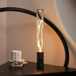 Magneto touch cordless desk lamp USB rechargeable bedroom bedside table environmental light, suitable for home decoration, gifts