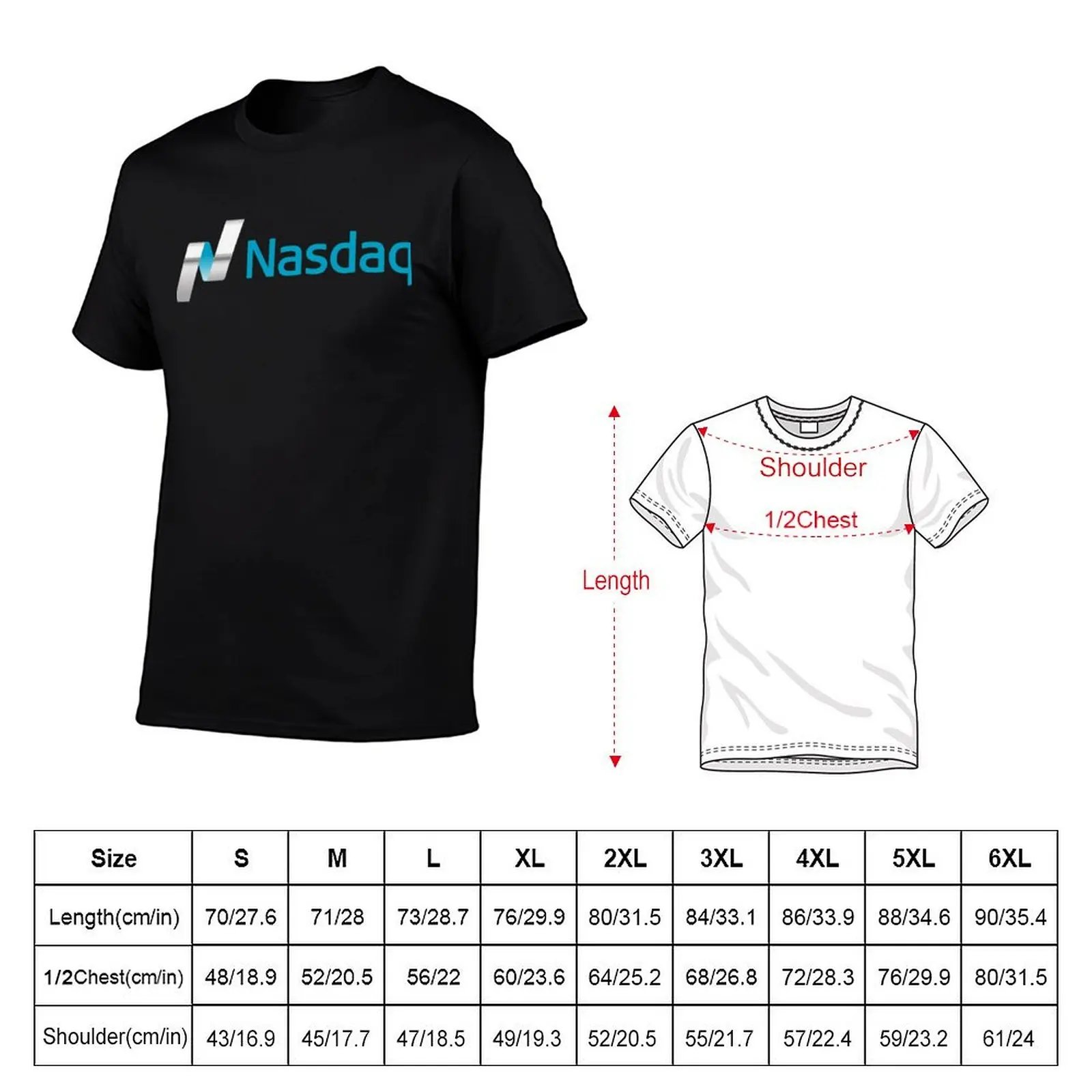 Nasdaq stock For Fans T-Shirt summer top quick-drying anime clothes mens cotton t shirts