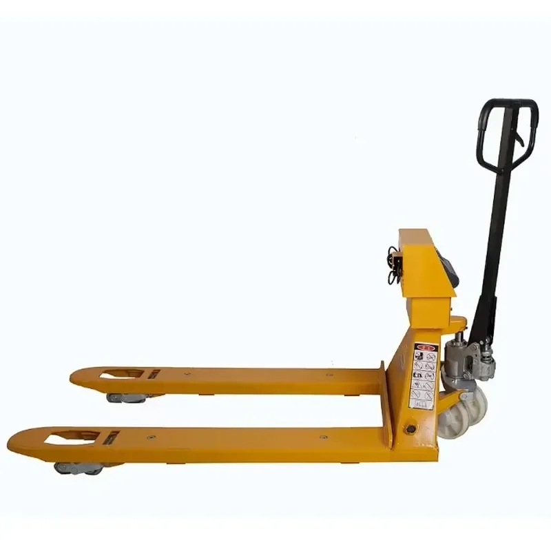 Digital Pallet Scale Warehousing logistics handling and weighing, warehouse cargo loading & unloading manual pallet truck