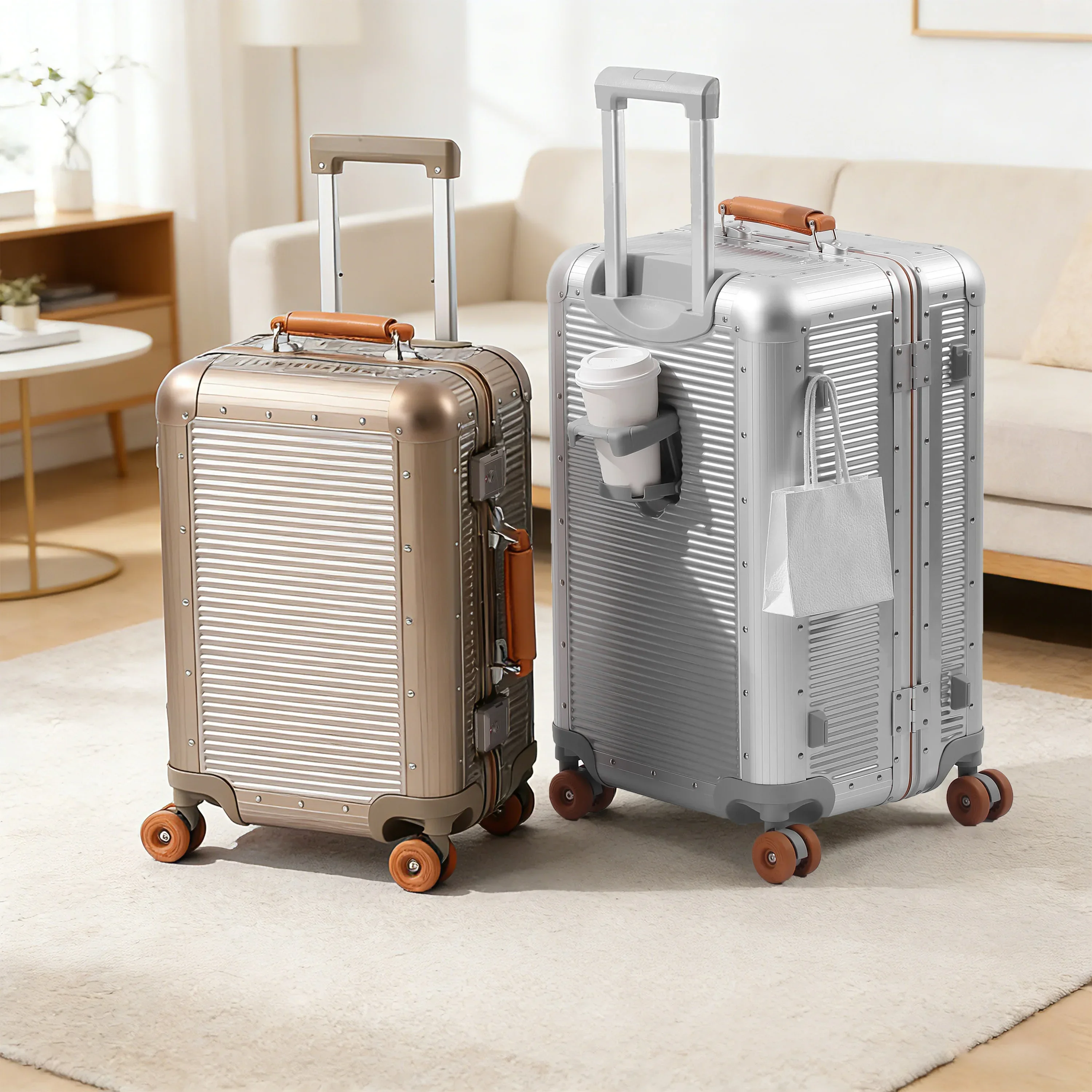 알루미늄 프레임 PC 여행가방 20/24/28인치 3: - Travel Lock Tsa Approved 리뷰 및 가격