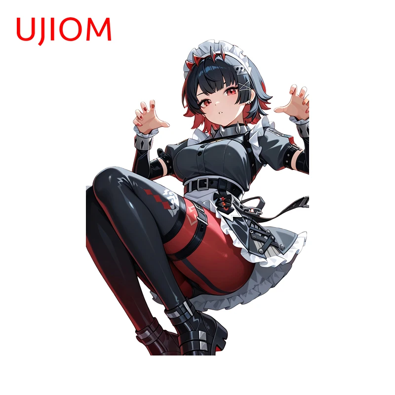 UJIOM Ellen Joe Seductive Picture Wall Sticker Fashion Funny Occlusion Scratch Decal Suitable For Kitchen Cupboard Decor