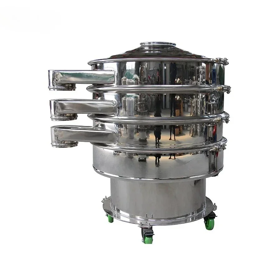 Stainless Steel Sieve Buckwheat Vibrating Sifter Oat Rotary Vibration Screening Machine