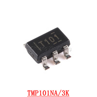 10Pieces New Original  TMP101NA/3K TMP101NA Temperature Sensor Digital, Local -55°C ~ 125°C 11 b SOT-23-6