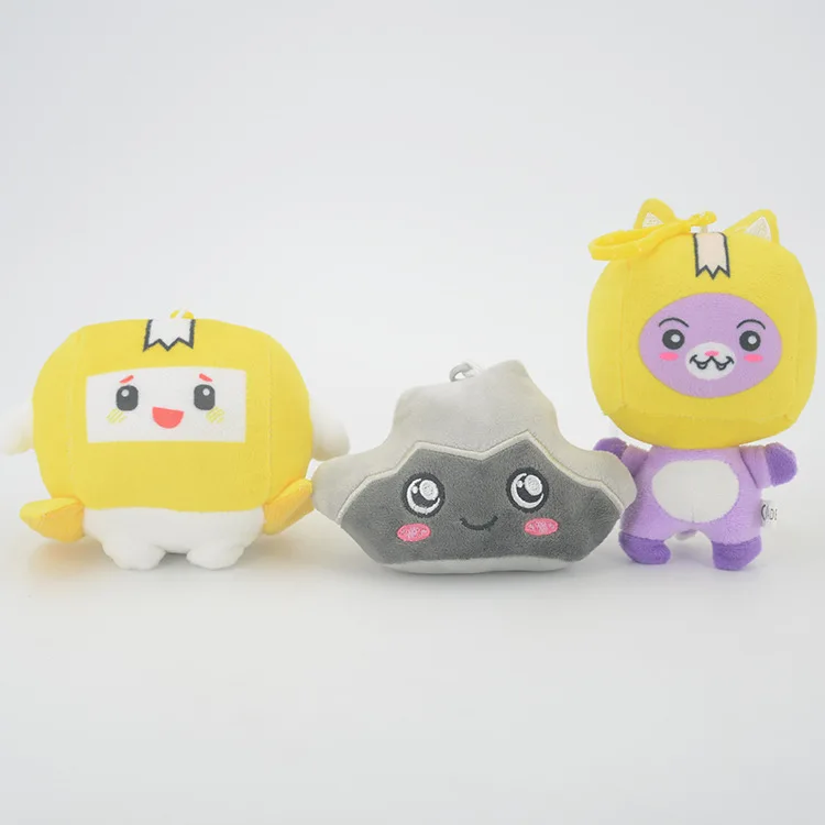 10CM HOT Lanky--box Removable Cartoon Robot Soft Toy Plush Children's Gift Turned Into A Doll Girl Bed Kawaii Pillow Lovely Gift