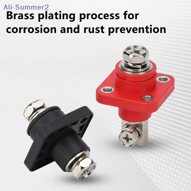 

{Summer2} 【Summer2】2 шт. 200А Цельномедные клеммы для литиевых аккумуляторов, разъемы для накопителей энергии, клеммы для хранения энергии